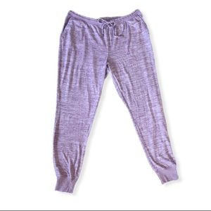 Gap XL Tall women’s heathered purple joggers